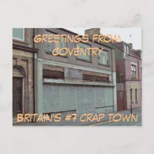 Saudações do cartão postal de Coventry