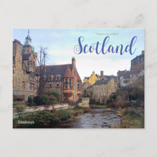 Saudações do cartão postal de Edimburgo da Escócia