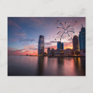  Saudações do Cartão Postal de Nova Jersey