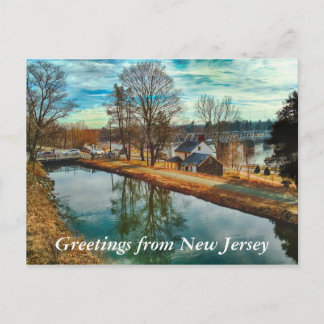 Saudações do Cartão Postal de Nova Jersey