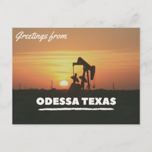 Saudações Do Cartão Postal De Odessa Texas