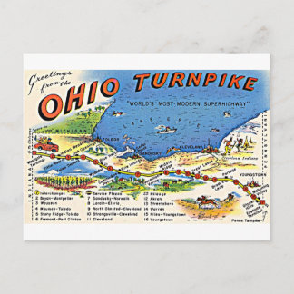 Saudações do cartão postal de Ohio Turnpike
