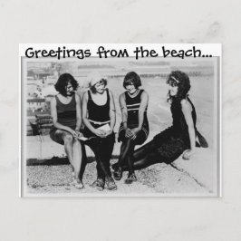 Saudações do Cartão Postal de Praia