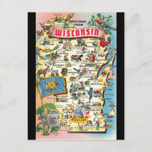 Saudações Do Cartão Postal De Wisconsin