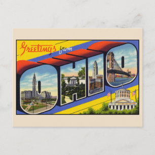 Saudações do cartão postal grande de Ohio