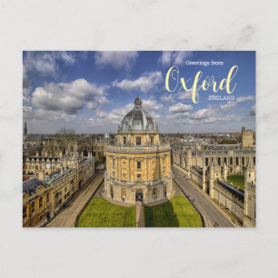 Saudações do cartão postal Oxford England