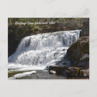 Saudações do cartão postal Wadsworth Falls Souveni