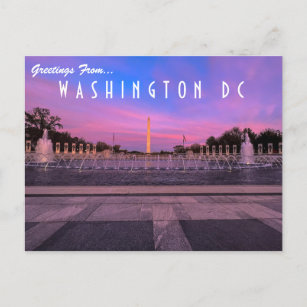 Saudações do Cartão Postal Washington DC