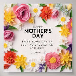 SAUDAÇÕES DO DIA DAS MÃES ONLINE + POSTER
