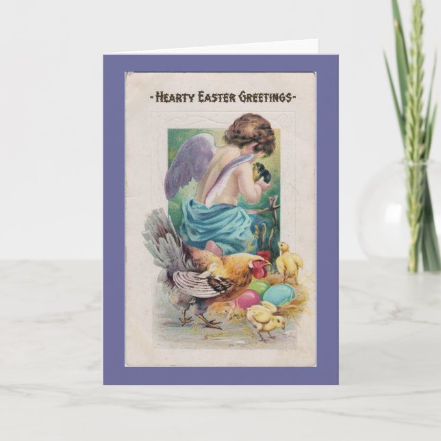 Saudações por Páscoa - Cartão (Frente)