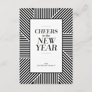 Saúde ao Cartão de Feriado de Ano Novo