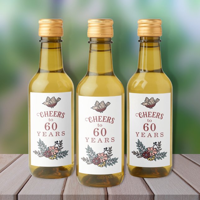 Saúde ao Favor da Festa de aniversário dos Anos (Personalized Birthday Favor Labels)