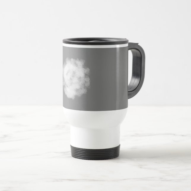 SAÚDE É CANECA DE VIAGEM TÉRMICA DE RIQUEZA (Frente Esquerda)