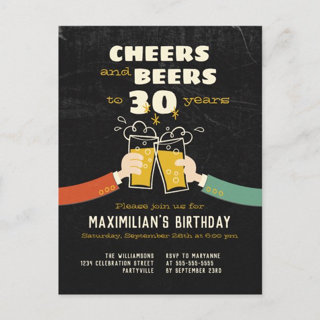 Saúde E Cerveja A 30 Anos De Convite Retroativo (Frente)