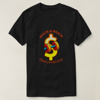 SAÚDE É RIQUEZA CAMISAS DE FITNESS