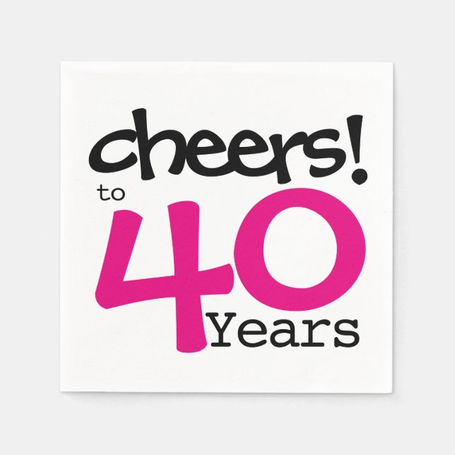 Saúde guardanapos de papel de festa personalizados (Frente)