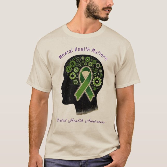 Saúde Mental Importa – Camiseta de Conscientização (Frente)