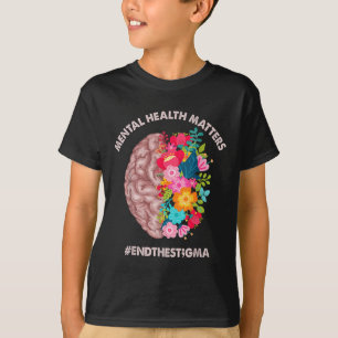 Saúde Mental S Consciência Mês Camisa Fim Do Esgui
