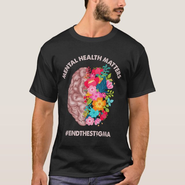 Saúde Mental S Consciência Mês Camisa Fim Do Esgui (Frente)