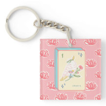 Saúde para Bird Bam Mahjong - Chaveiro acrílico