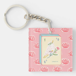 Saúde para Bird Bam Mahjong - Chaveiro acrílico