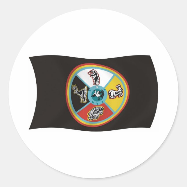 Sault Ste. Etiqueta de Sinalizador Marie Tribe (Frente)