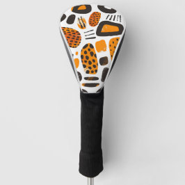 "Savanna Pop: Tribal Vibes em Laranja e Negro"