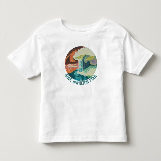 Save Hamilton Piscina T-Shirt - Crianças (Frente)