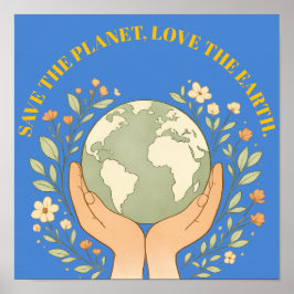 Save the Planet Love the Earth 2026 Poster