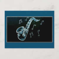 Saxofone E Notas De Música