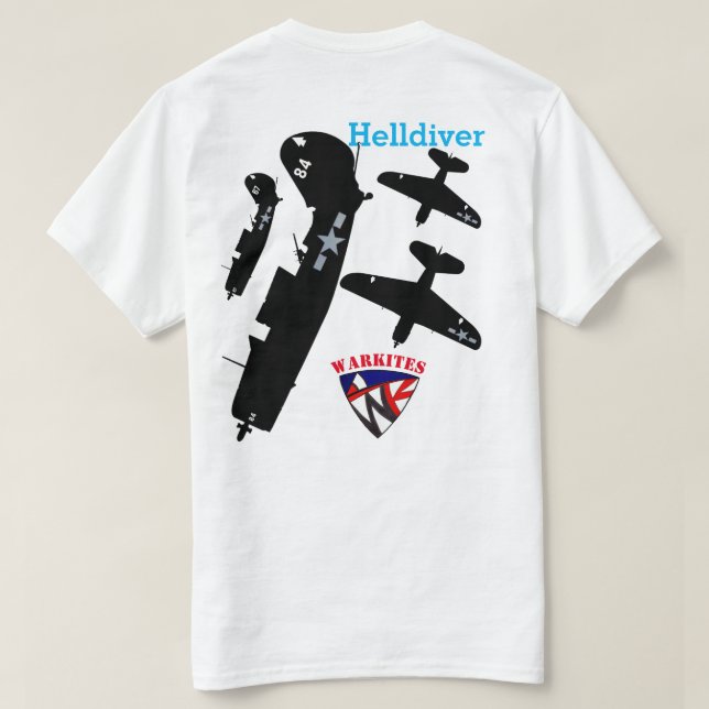 SB2C Helldiver - Camisa (Verso do Design)