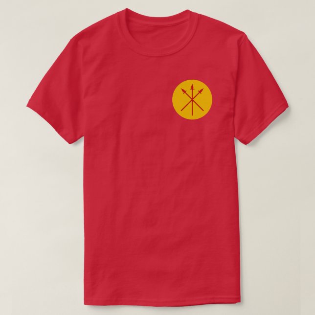 SCA Red Spears T-Shirt (Frente do Design)
