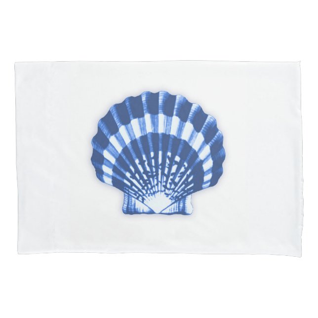 Scallop Shell - azul marinho em um fundo branco (Frente)