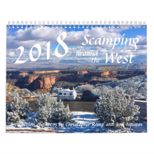Scamping 2018 em torno do calendário ocidental