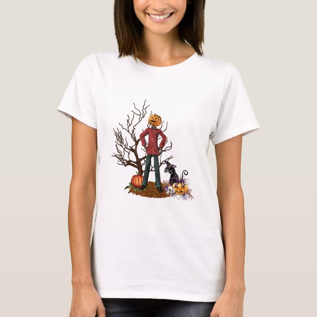 Scarecrow Halloween T-Shirt (Frente)