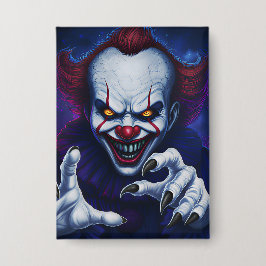 Scary Clown Badge