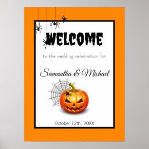Scary Halloween - Sinal de Poster de Boas-vindas