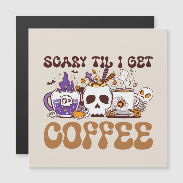 Scary Til Eu Ganho Café - Café Halloween Lover (Frente/Verso)