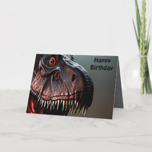 Scary Tyrannosaurus Rex, Cartão de Aniversário