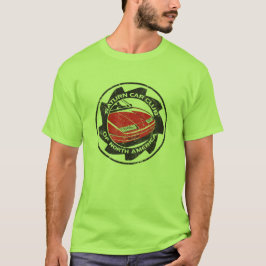 SCCNA afligido registrou o t-shirt verde