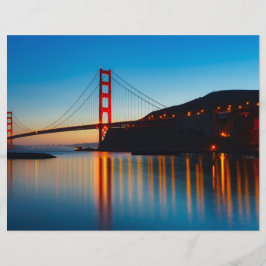 Scencen San Francisco Bridge Scrapbook Paper