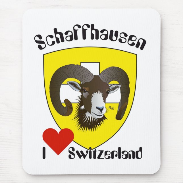 Schaffhausen Schweiz Suisse Svizzera Mousepad (Frente)