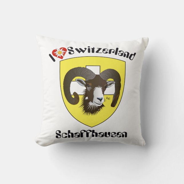 Schaffhausen Suíça almofada (Frente)