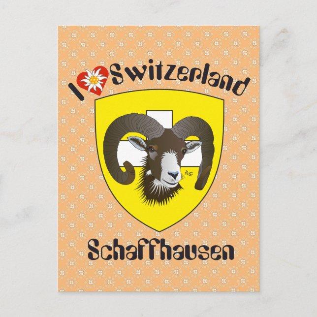 Schaffhausen Suíça cartão postal (Frente)