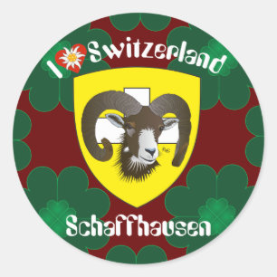 Schaffhausen Suíça Suisse Svizzera autocolante