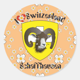 Schaffhausen Suíça Suisse Svizzera autocolante