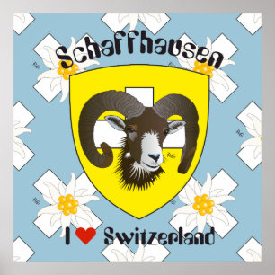 Schaffhausen - Suíça Suisse - Svizzera poster