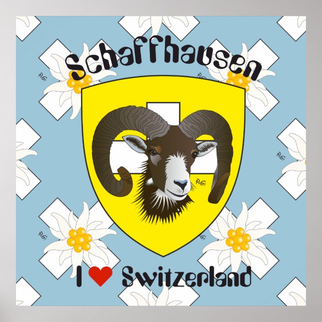 Schaffhausen - Suíça Suisse - Svizzera poster (Frente)