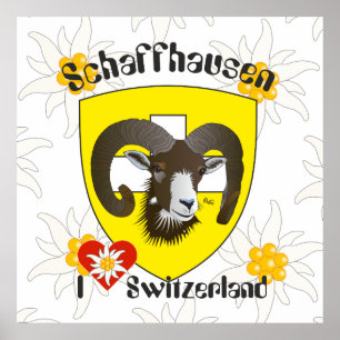 Schaffhausen - Suíça Suisse - Svizzera poster