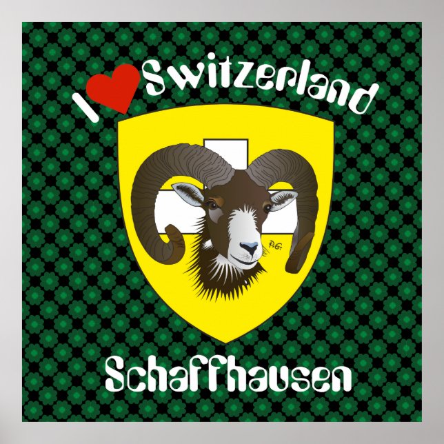 Schaffhausen - Suíça Suisse - Svizzera poster (Frente)